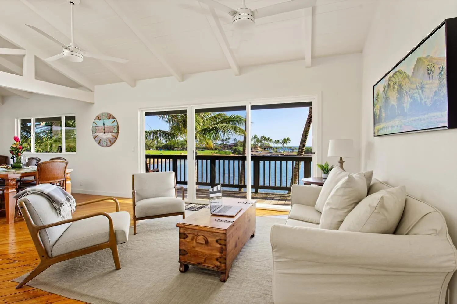 Feriehus Kauai Bay House, Ocean Front Villa Koloa USA